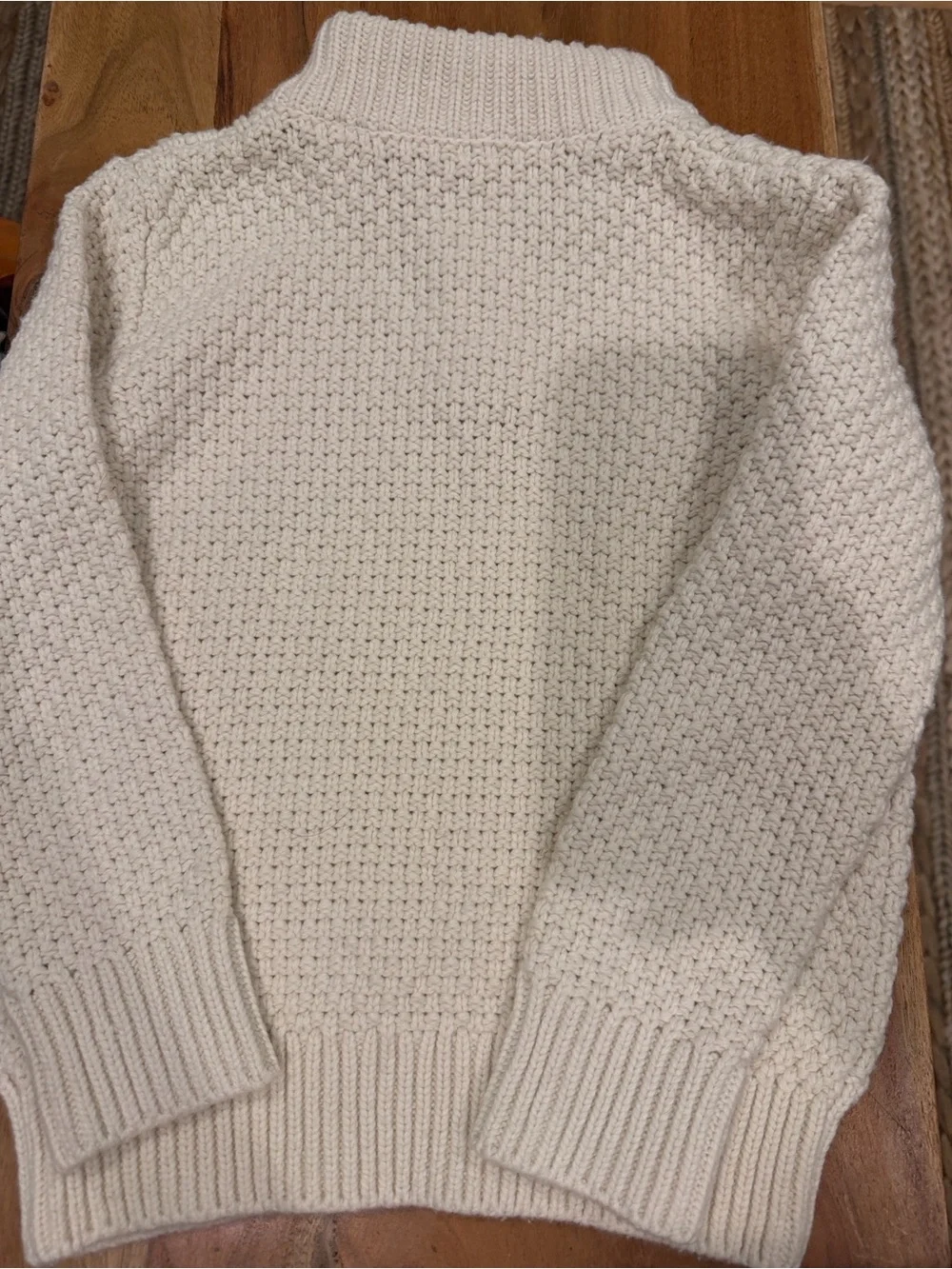 GAP Cable Knit Mock Neck Sweater